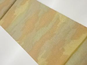 正和製　砂子綴れ抽象模様全通袋帯